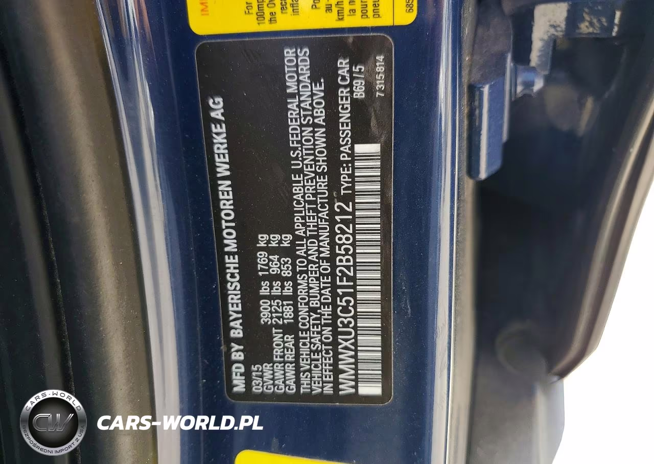 2015 Mini Cooper S VIN:WMWXU3C51F2B58212 - 12
