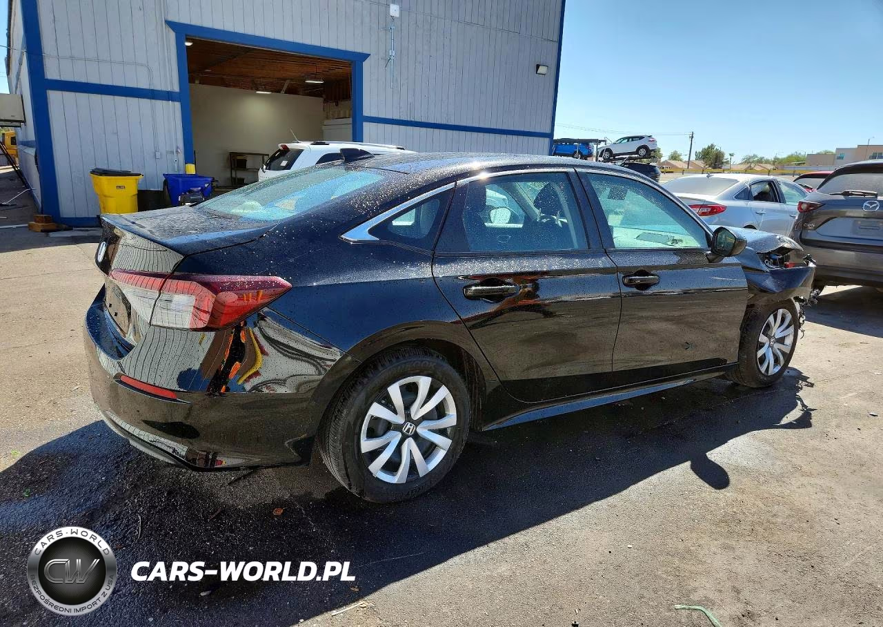 2026 Honda Civic Lx VIN:2HGFE2F28TH594922 - 3