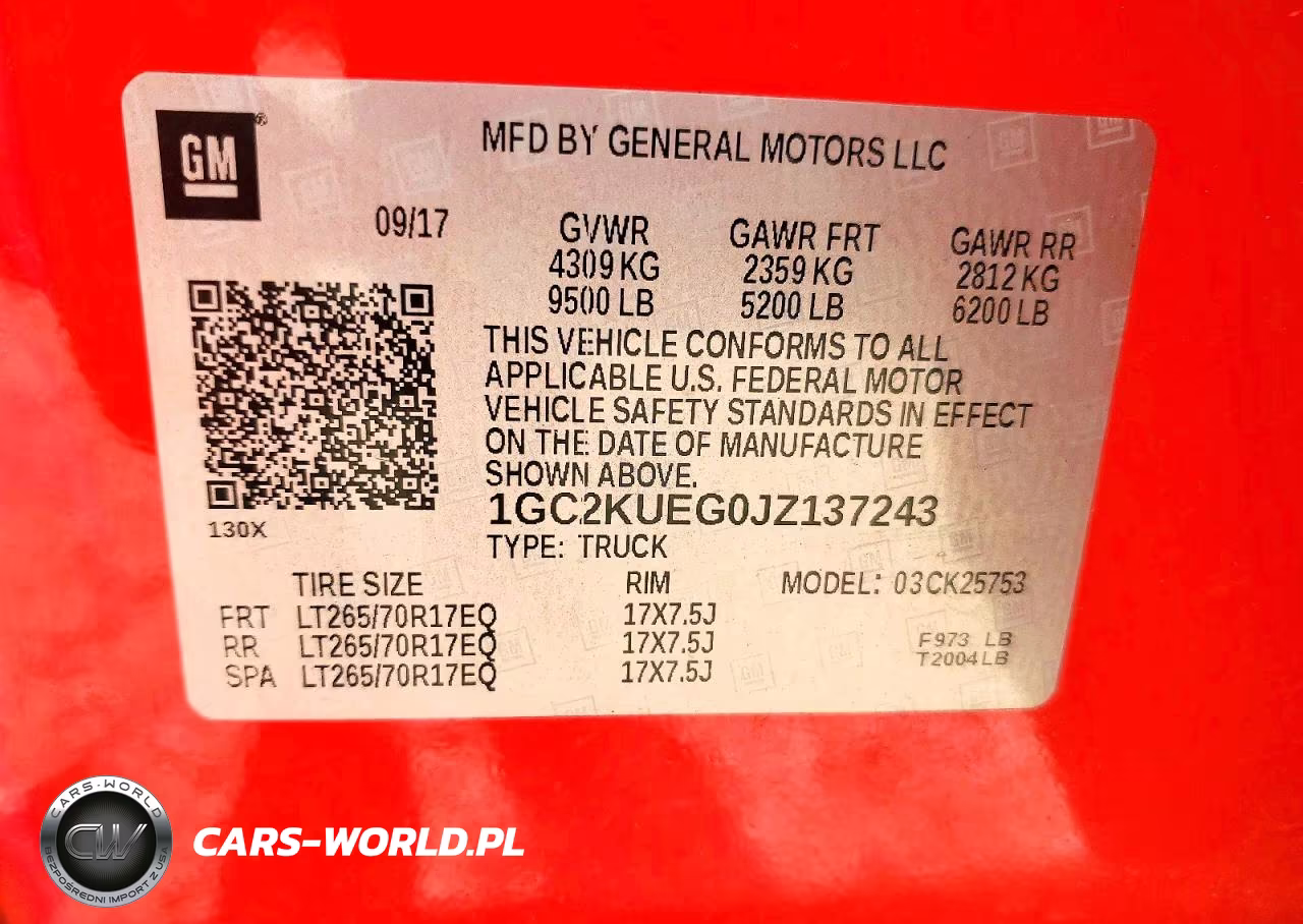 2018 Chevrolet Silverado K2500 Heavy Duty VIN:1GC2KUEG0JZ137243 - 12