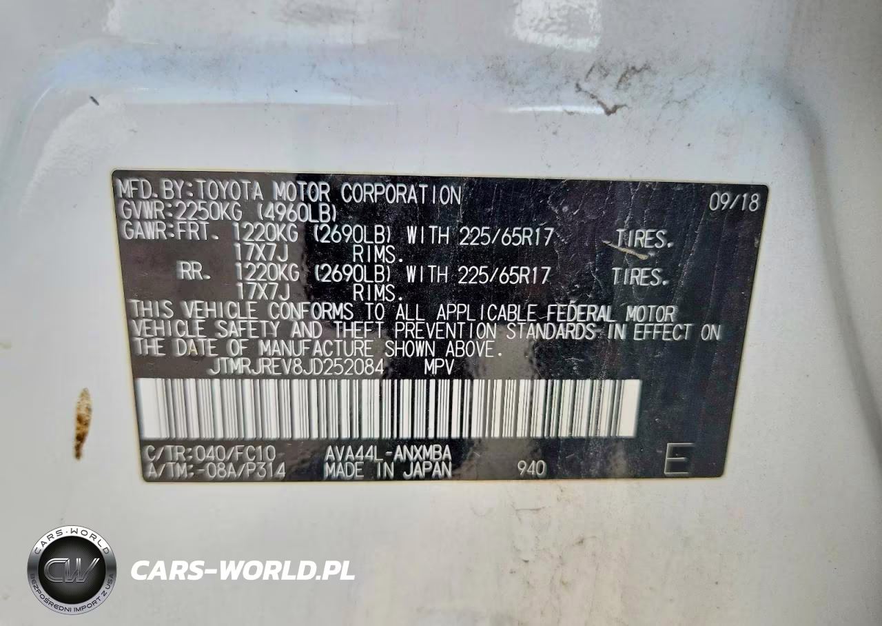 2018 Toyota Rav4 Hybrid Xle VIN:JTMRJREV8JD252084 - 13