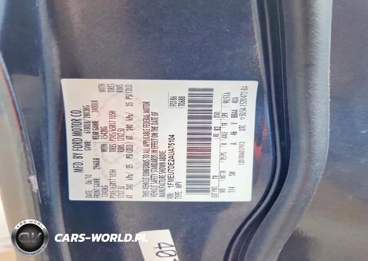 2010 Ford Explorer Xlt VIN:1FMEU7DE2AUA75104 - 13