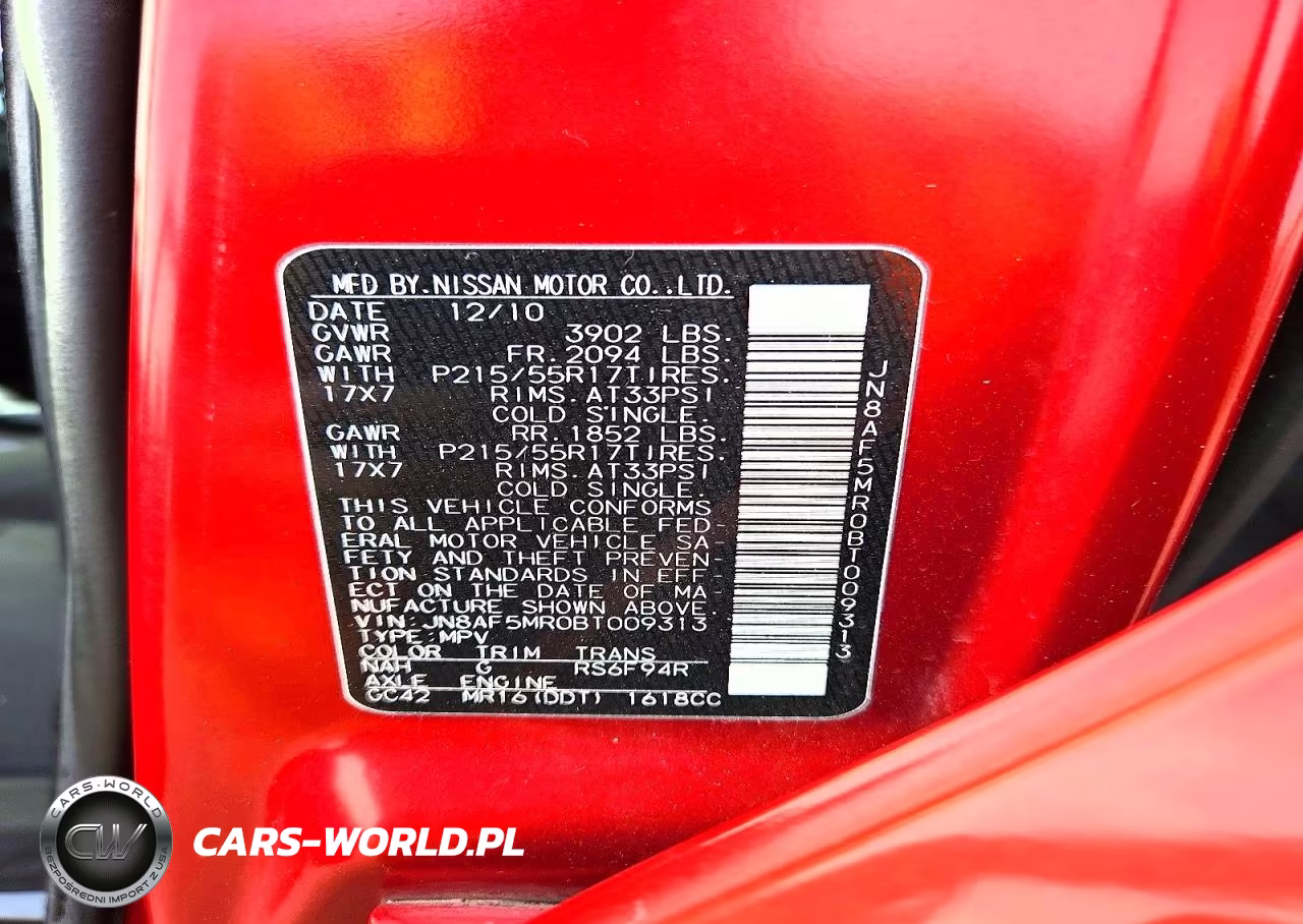 2011 Nissan Juke S VIN:JN8AF5MR0BT009313 - 13