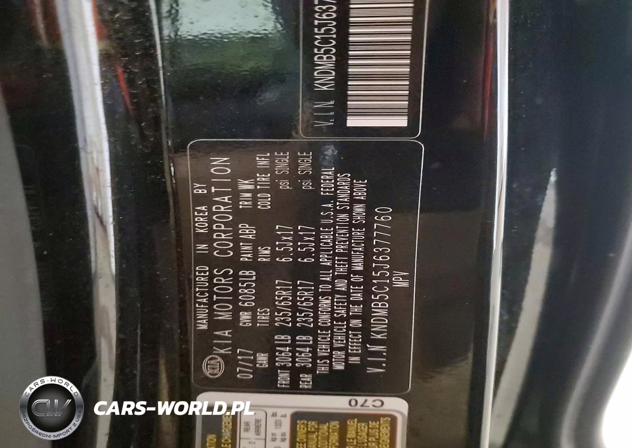 2018 Kia Sedona Lx VIN:KNDMB5C15J6377760 - 13