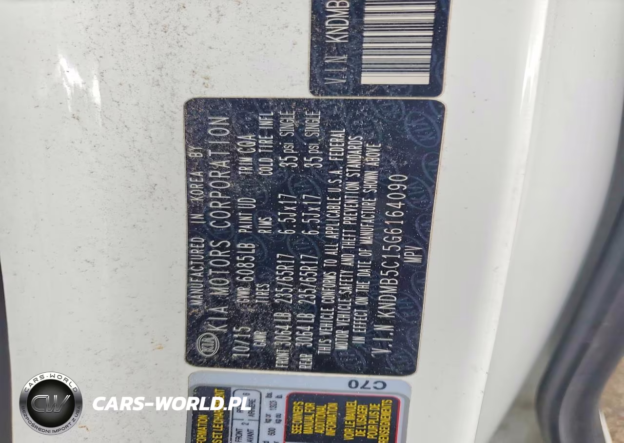 2016 Kia Sedona Lx VIN:KNDMB5C15G6164090 - 13