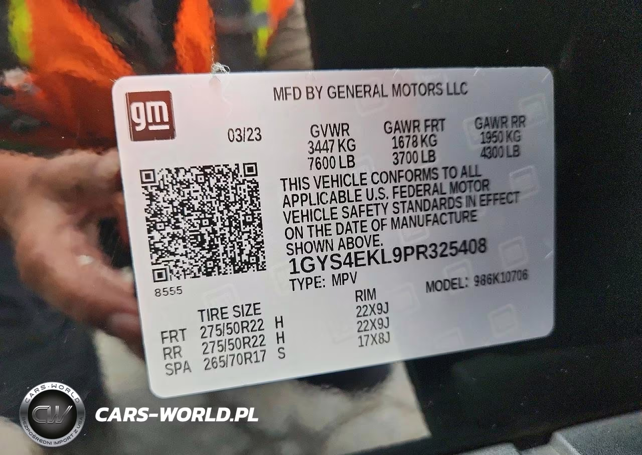 2023 Cadillac Escalade 4Wd Sport VIN:1GYS4EKL9PR325408 - 14