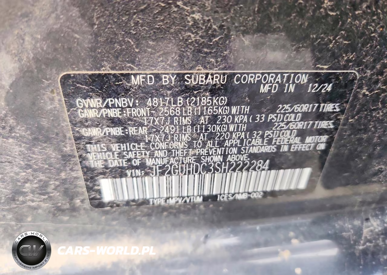 2025 Subaru Crosstrek Premium VIN:JF2GUHDC3SH222284 - 12