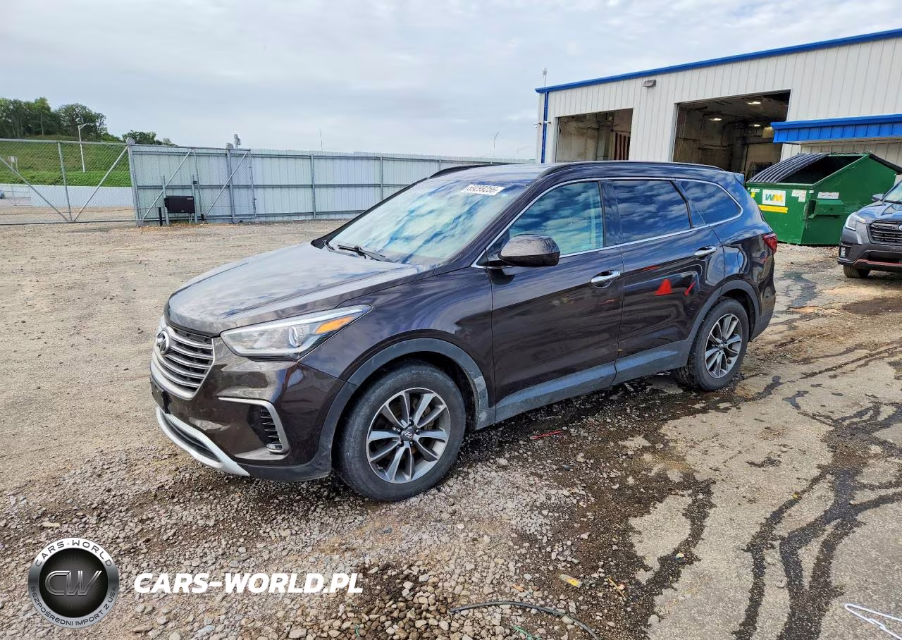 2017 Hyundai Santa Fe Se VIN:KM8SMDHF5HU165989 - 1