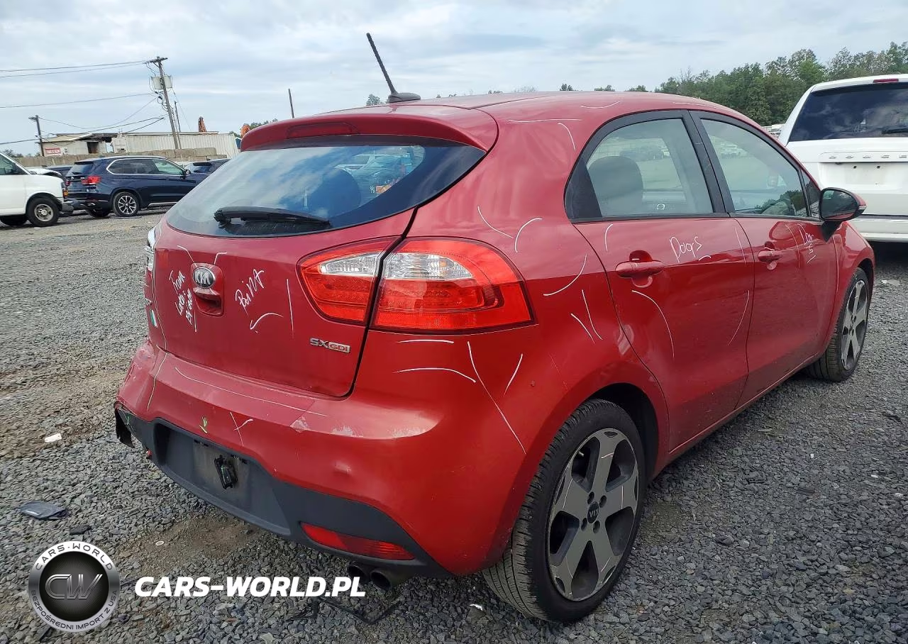 2013 Kia Rio 5-Door Sx VIN:KNADN5A3XD6153705 - 3