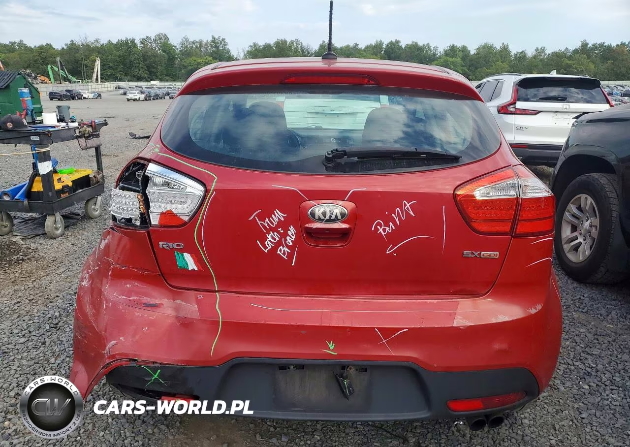 2013 Kia Rio 5-Door Sx VIN:KNADN5A3XD6153705 - 6
