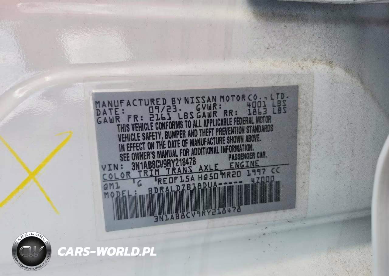 2024 Nissan Sentra Sv VIN:3N1AB8CV9RY218478 - 13