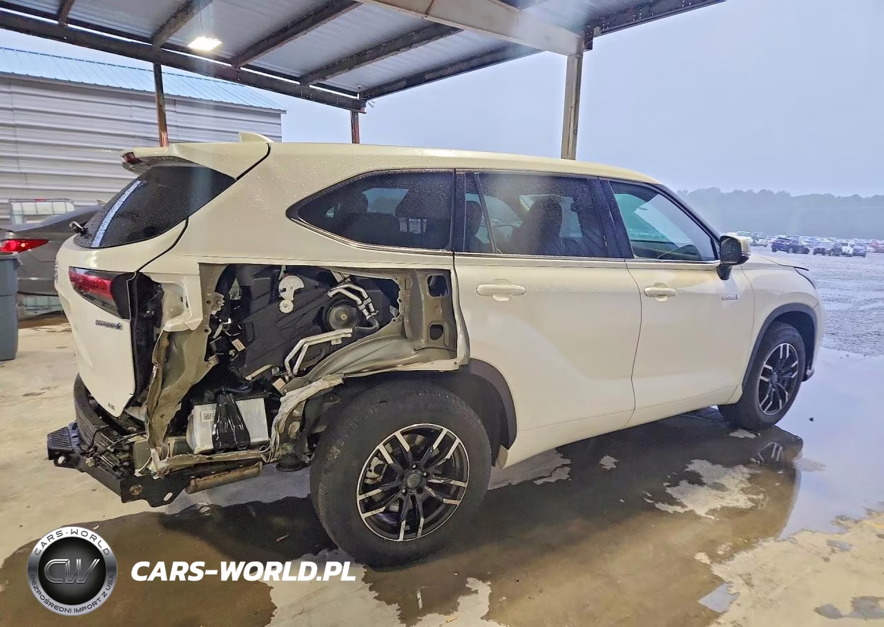 2021 Toyota Highlander Hybrid Le VIN:5TDZARAH2MS504663 - 3