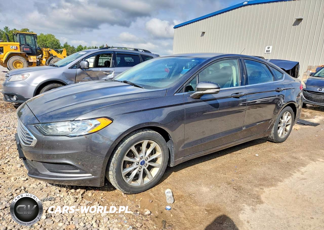 2017 Ford Fusion Se VIN:3FA6P0HD6HR129648 - 1