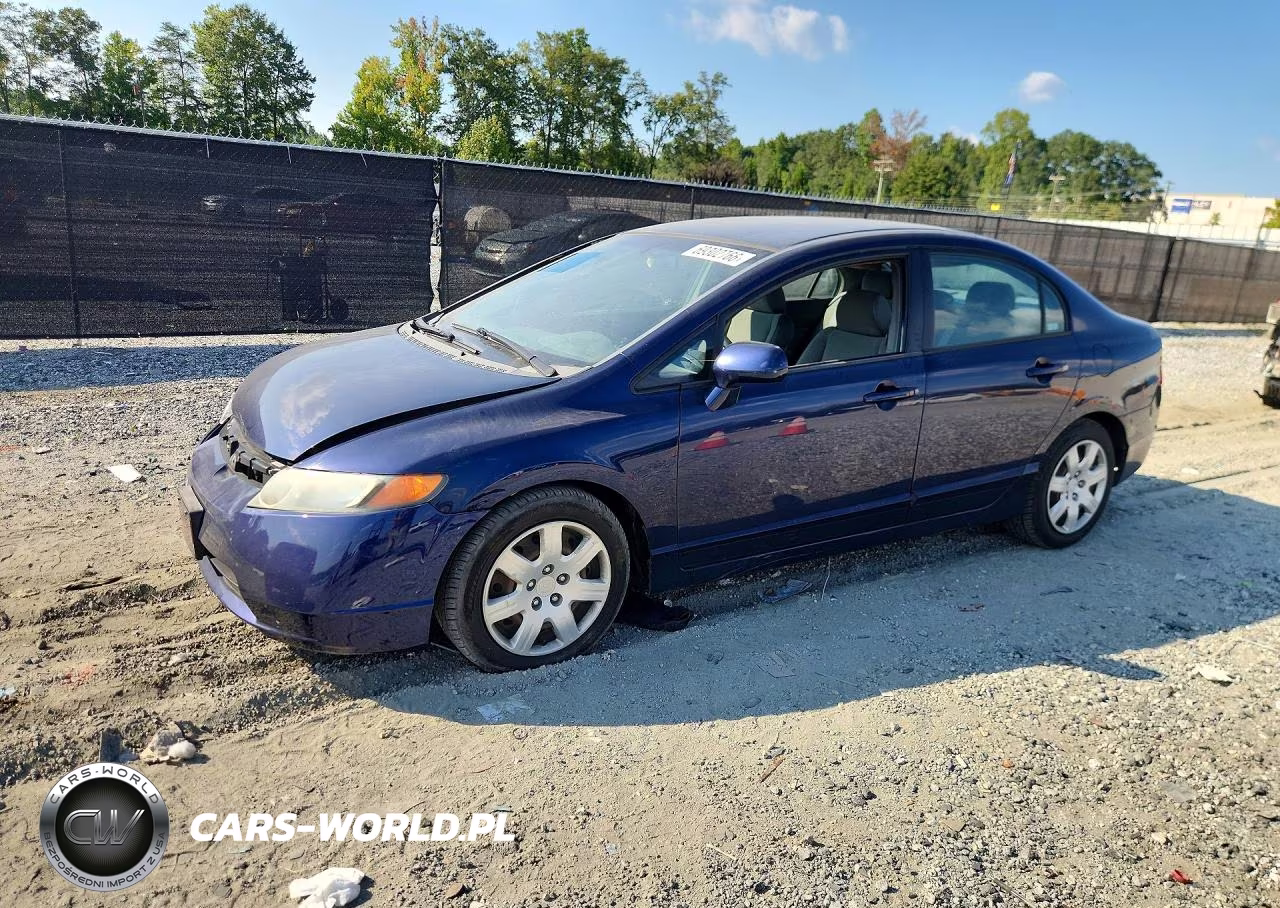 2007 Honda Civic Lx VIN:1HGFA16527L041725 - 1