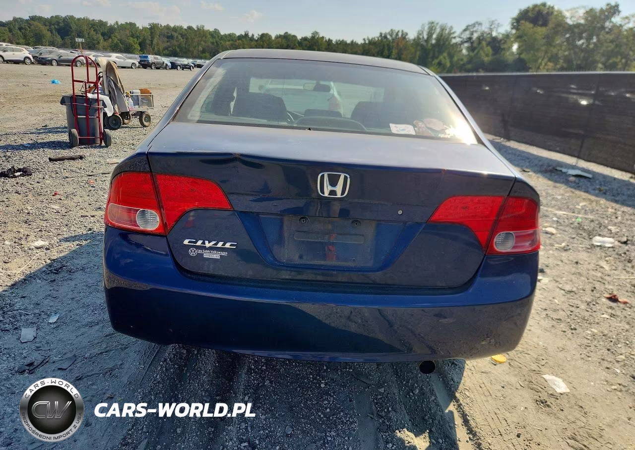 2007 Honda Civic Lx VIN:1HGFA16527L041725 - 6