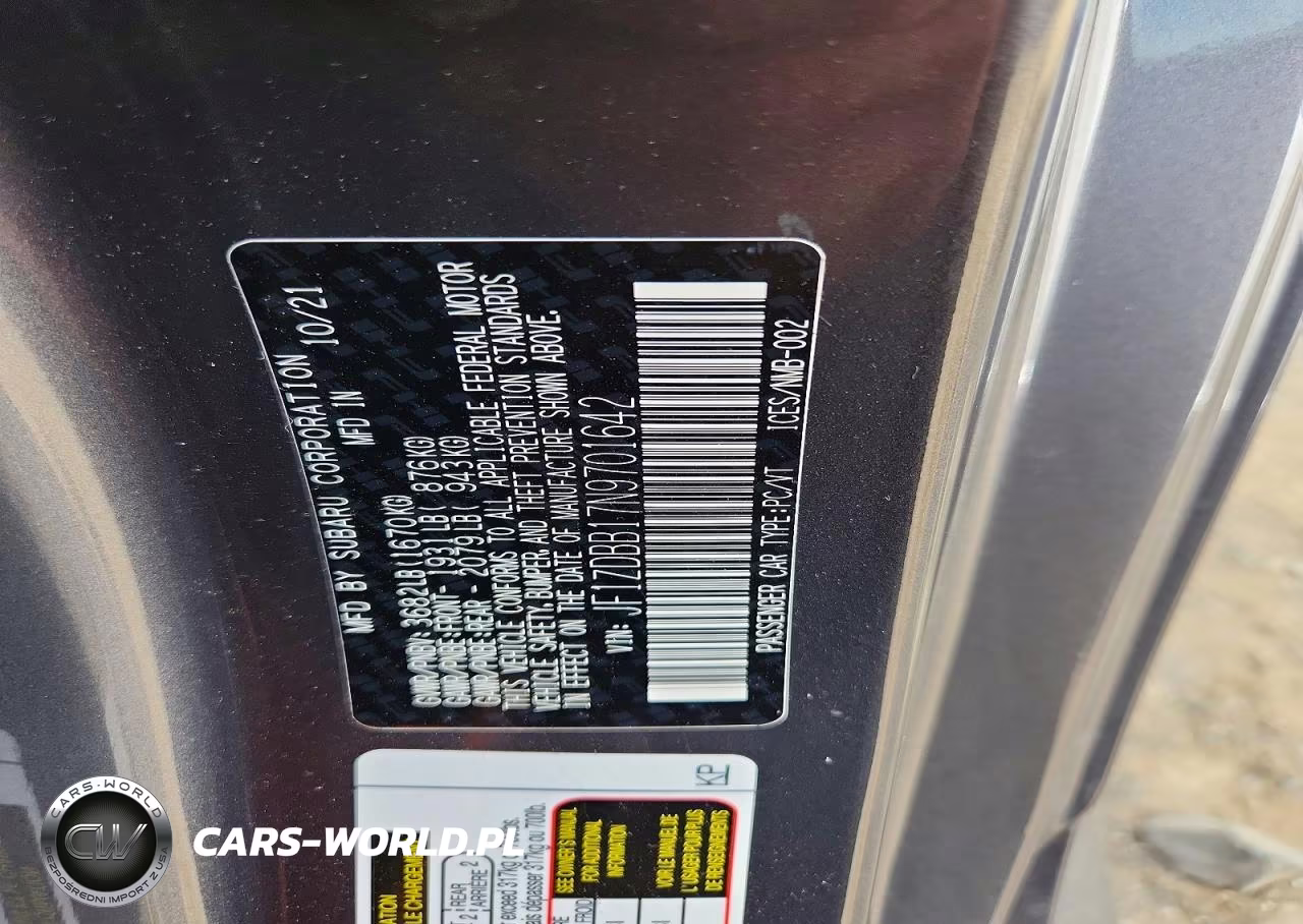 2022 Subaru Brz Premium VIN:JF1ZDBB17N9701642 - 12