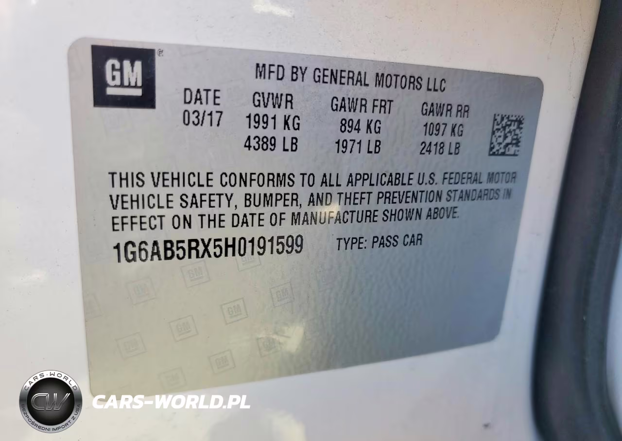 2017 Cadillac Ats Luxury VIN:1G6AB5RX5H0191599 - 12