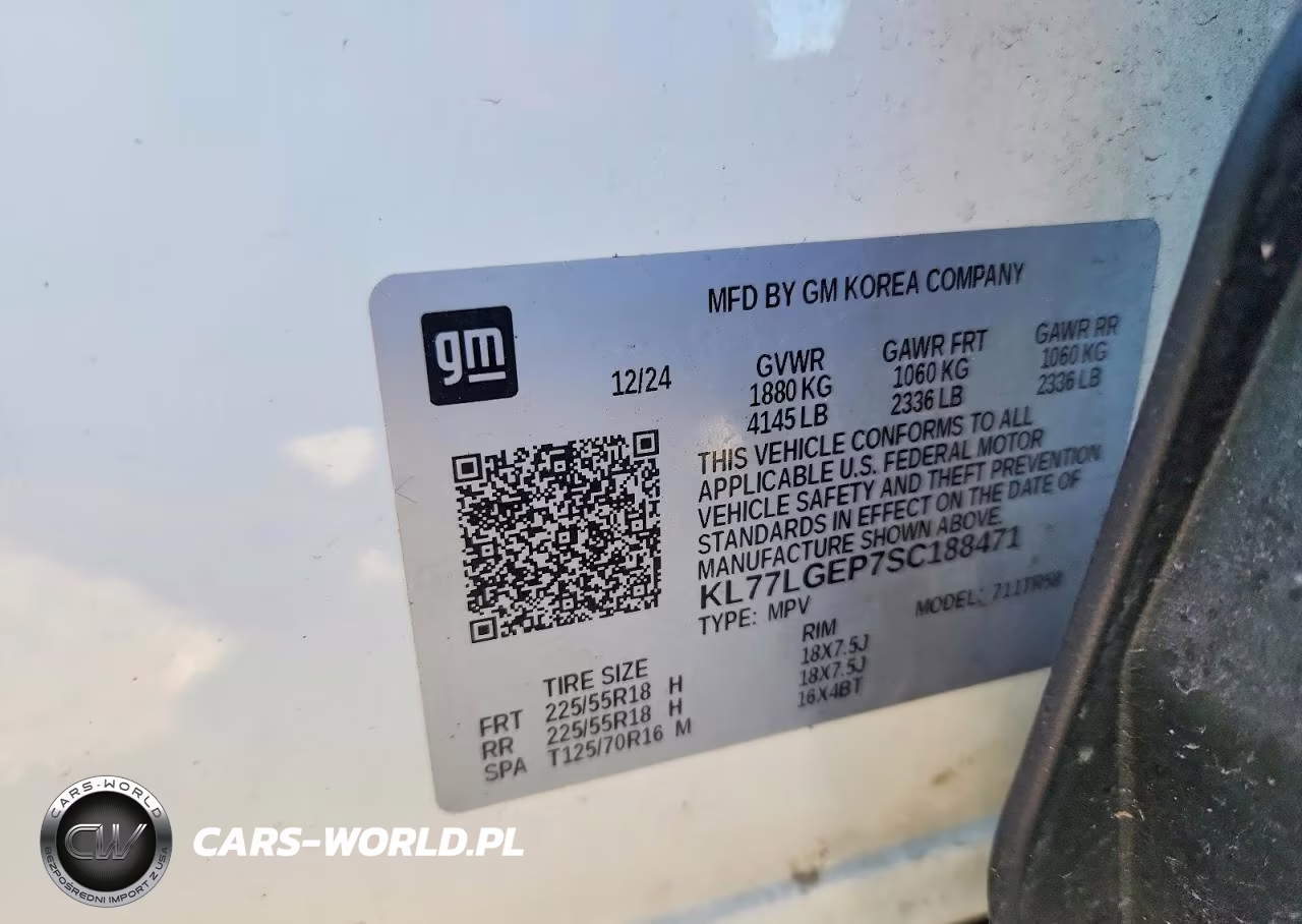 2025 Chevrolet Trax 1Rs VIN:KL77LGEP7SC188471 - 13