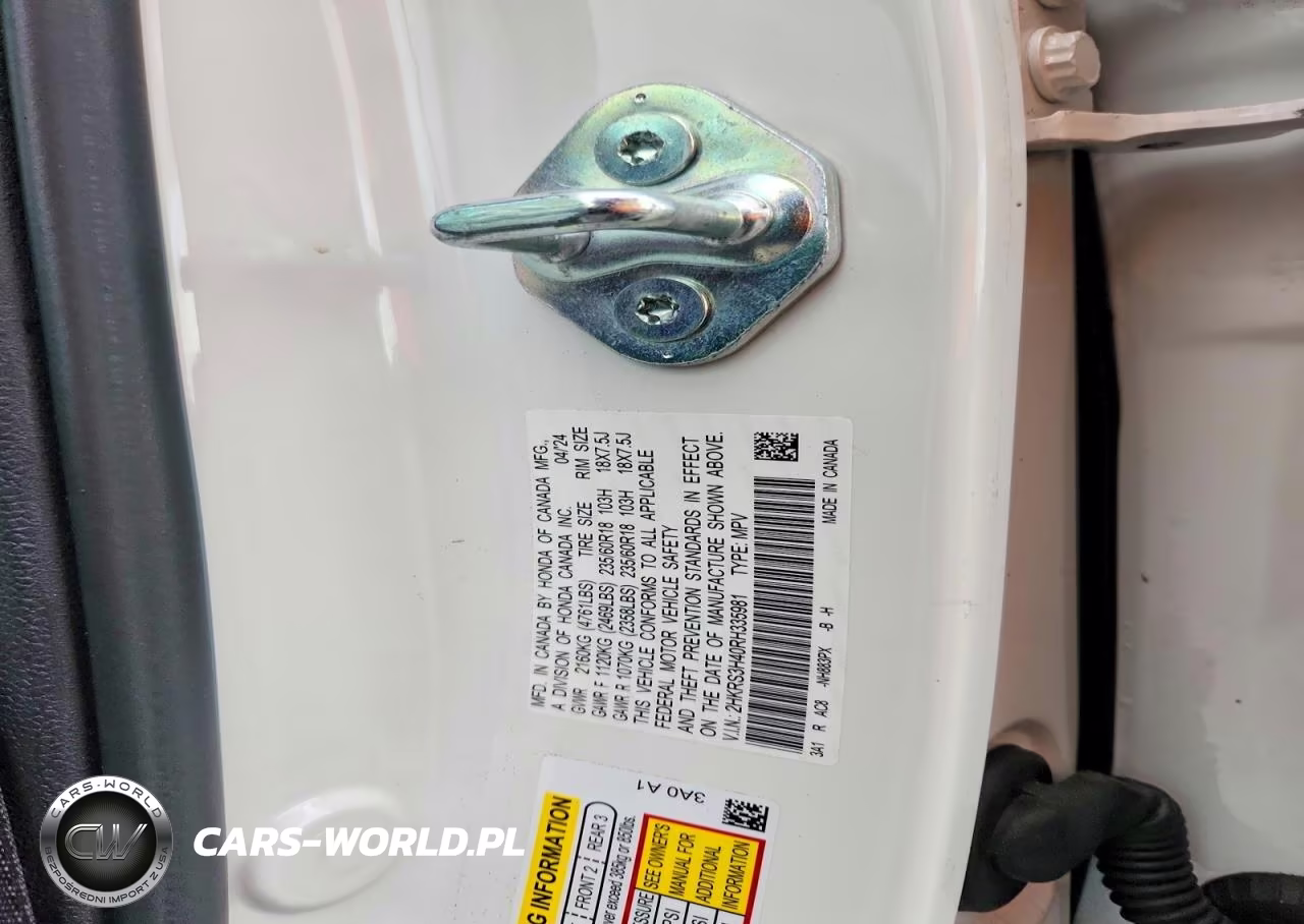 2024 Honda Cr-V Ex VIN:2HKRS3H40RH335981 - 14