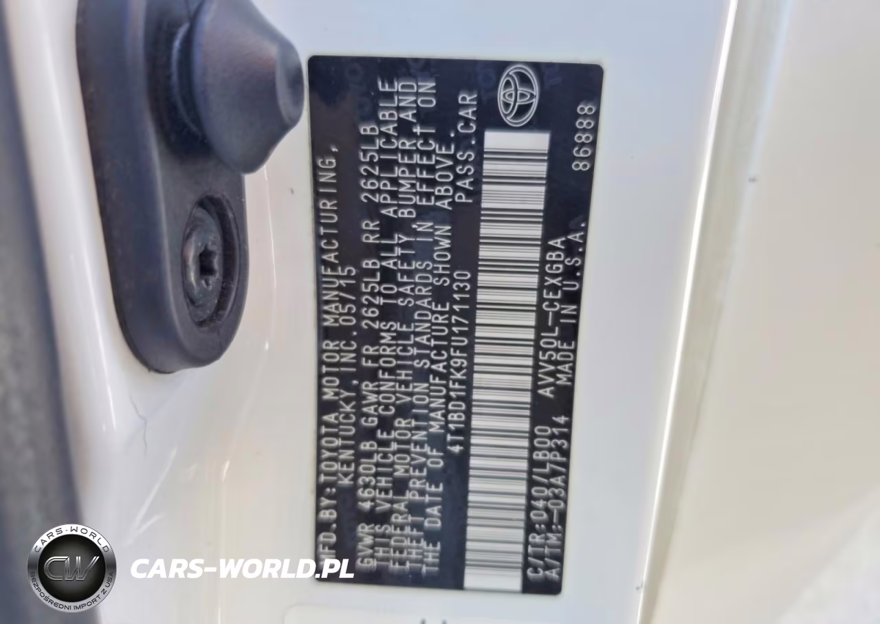 2015 Toyota Camry Hybrid Xle VIN:4T1BD1FK9FU171130 - 12