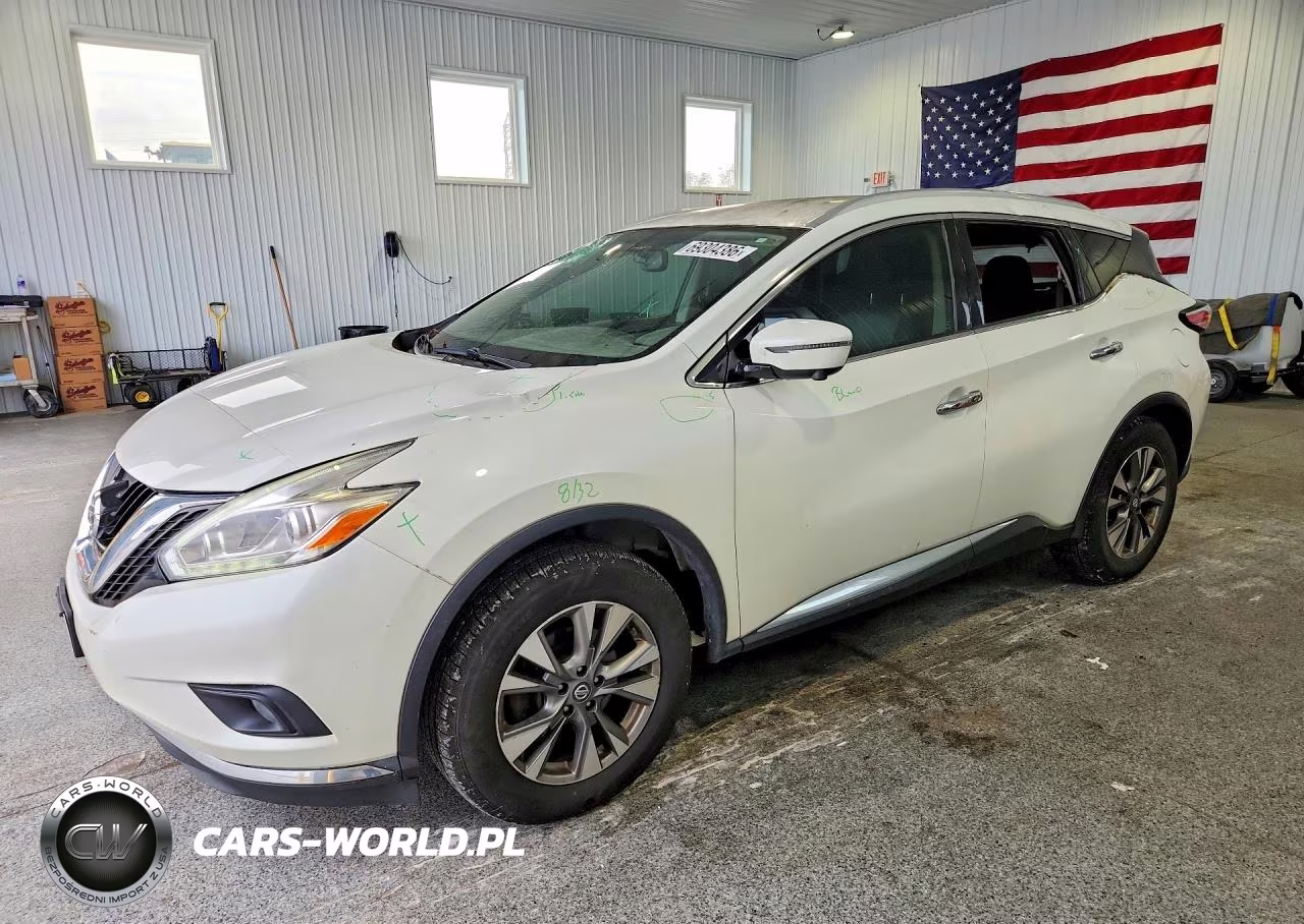 2017 Nissan Murano Sl VIN:5N1AZ2MH6HN178186 - 1