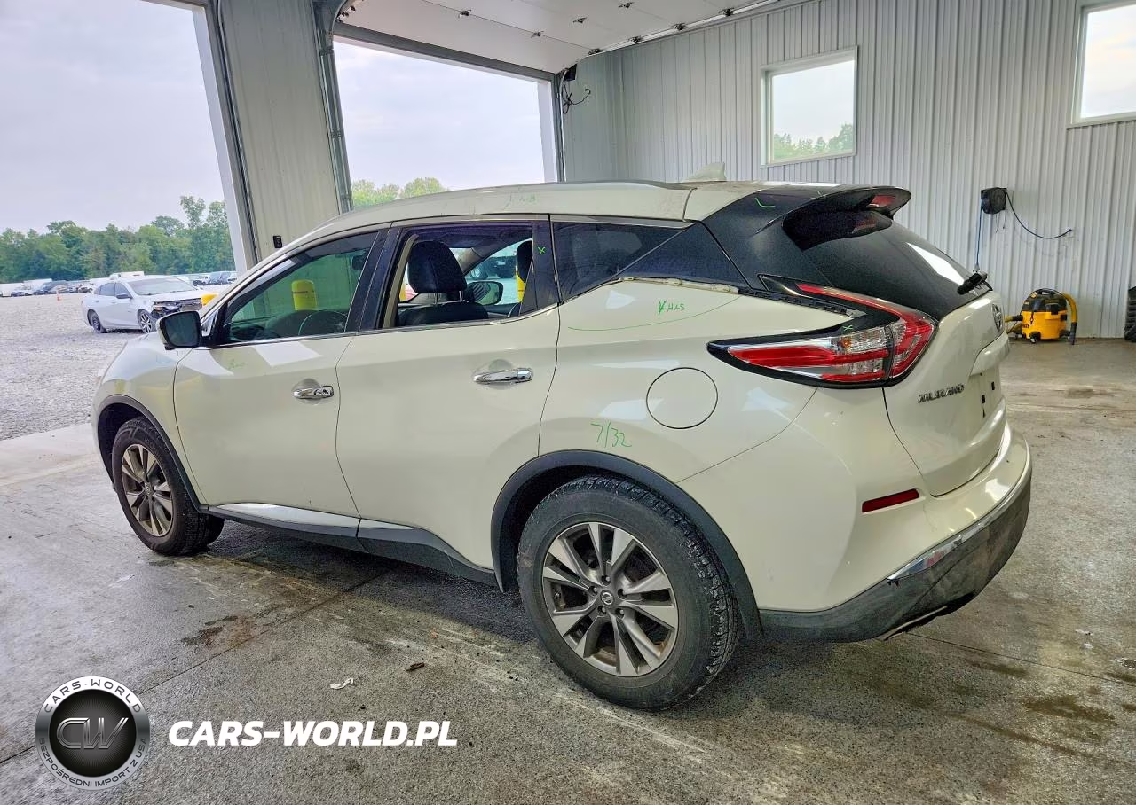 2017 Nissan Murano Sl VIN:5N1AZ2MH6HN178186 - 2