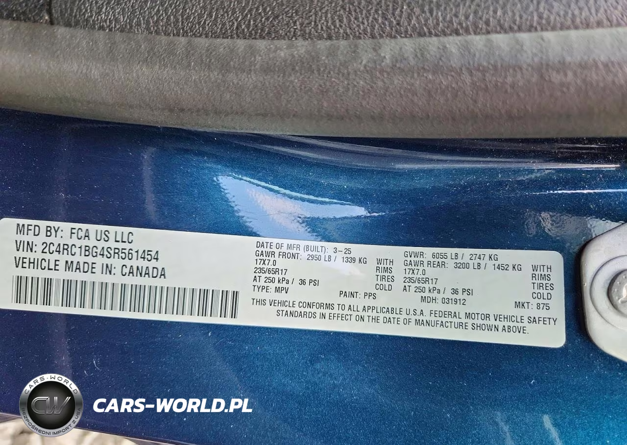2025 Chrysler Pacifica Select VIN:2C4RC1BG4SR561454 - 13