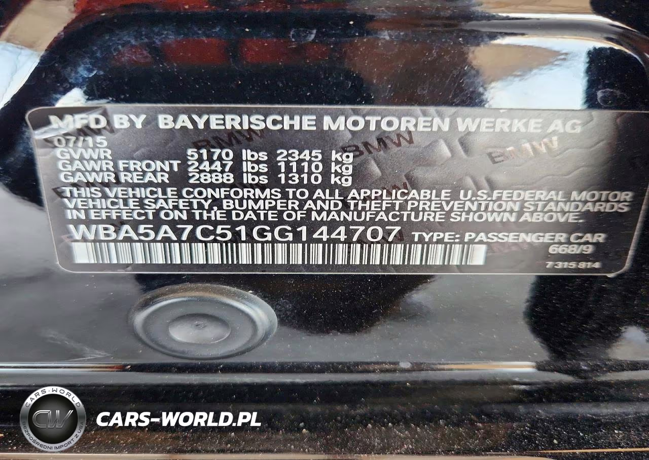 2016 BMW 528 Xi VIN:WBA5A7C51GG144707 - 12