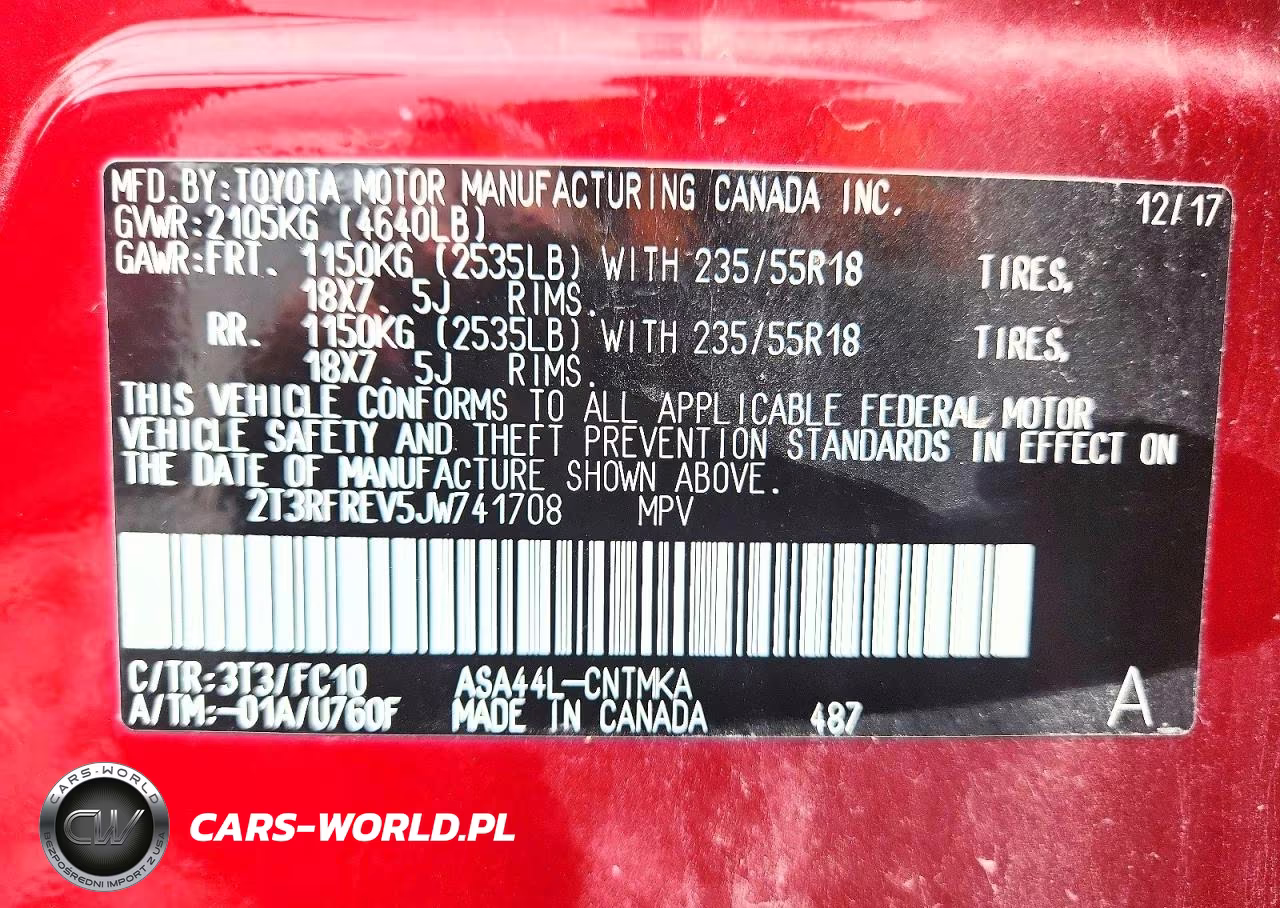 2018 Toyota Rav4 Adventure VIN:2T3RFREV5JW741708 - 13