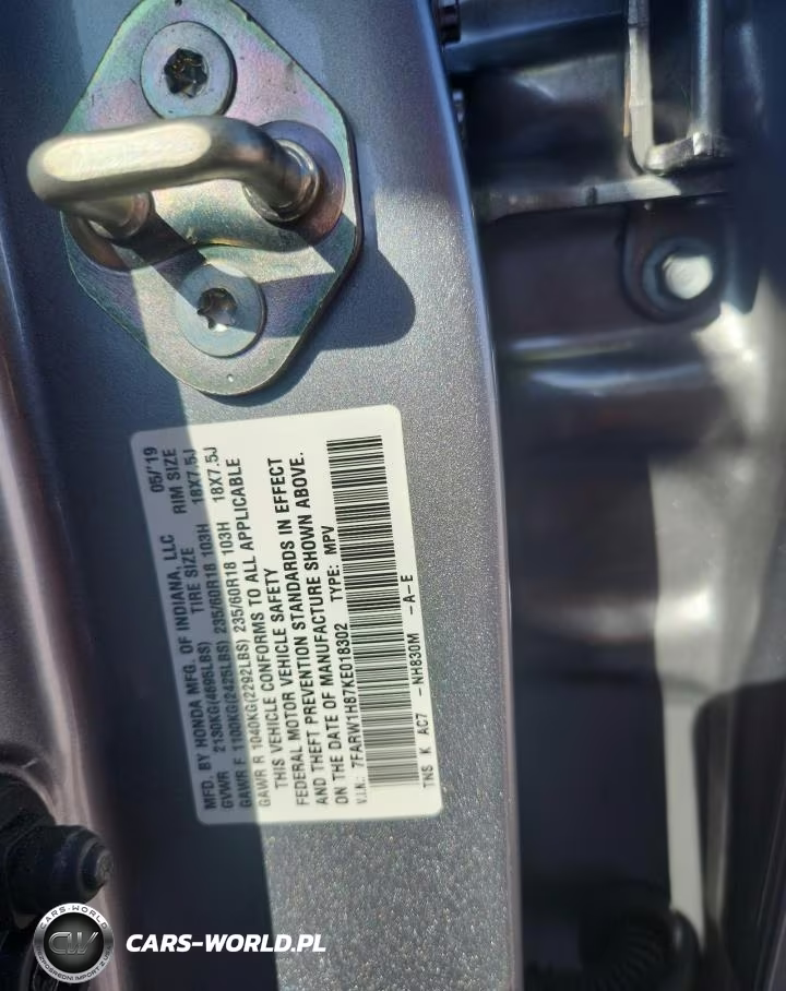 2019 Honda Cr-V Exl VIN:7FARW1H87KE018302 - 13