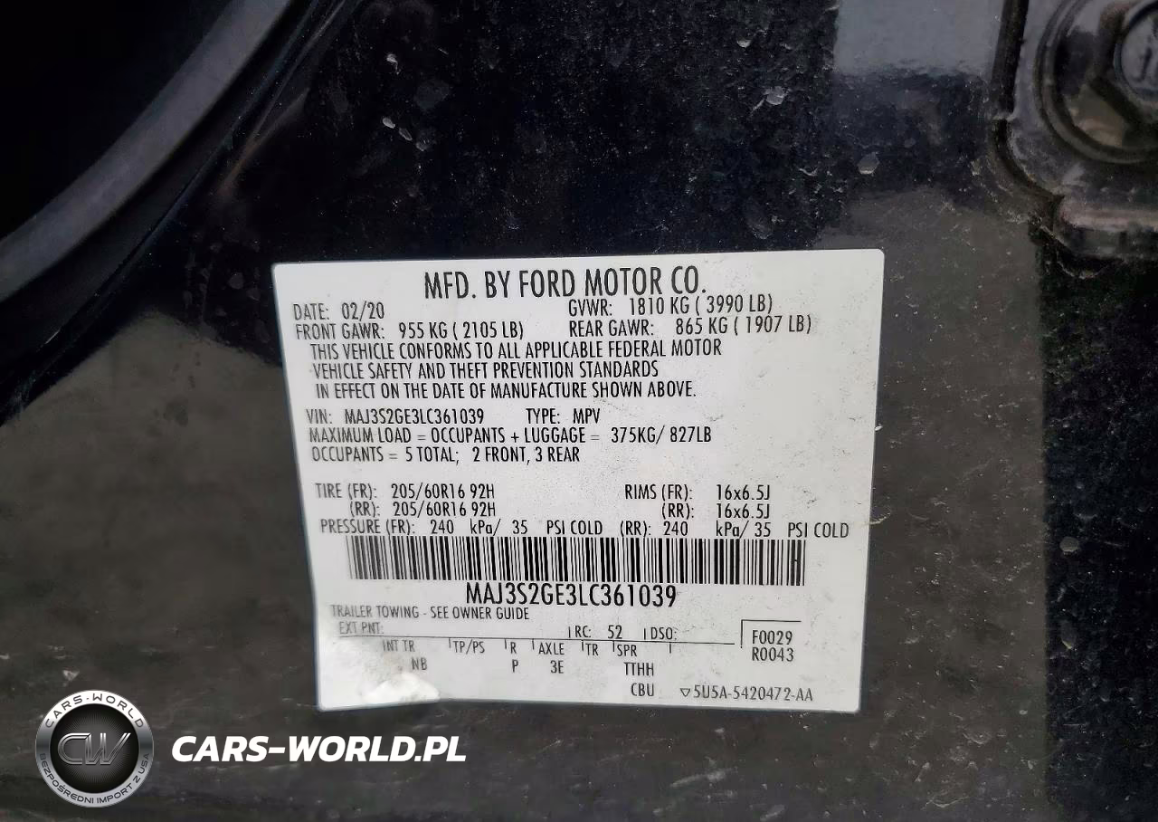 2020 Ford Ecosport Se VIN:MAJ3S2GE3LC361039 - 13