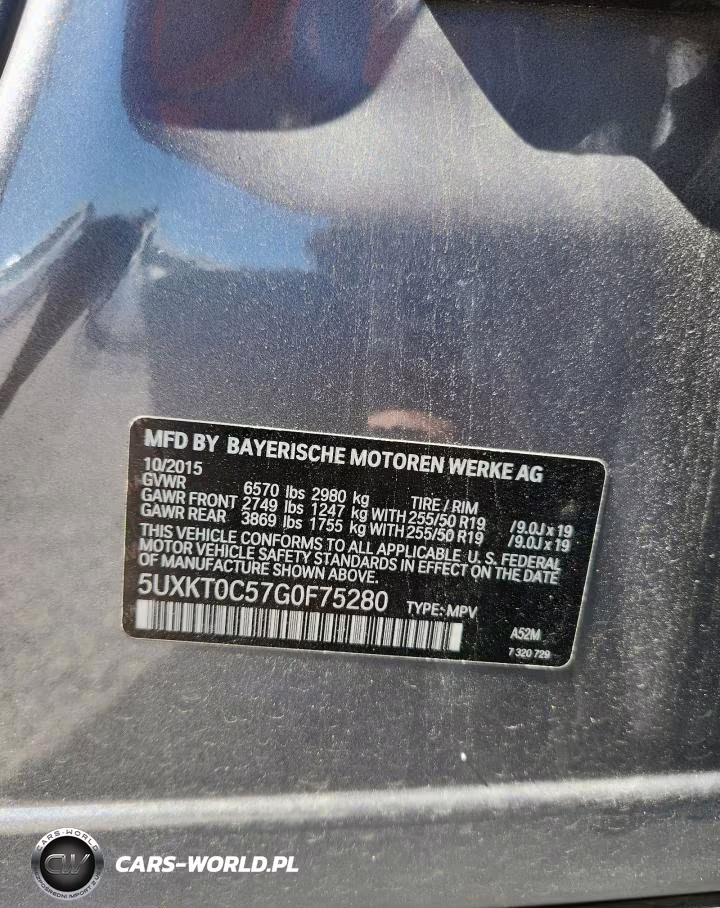 2016 BMW X5 Xdr40E VIN:5UXKT0C57G0F75280 - 12