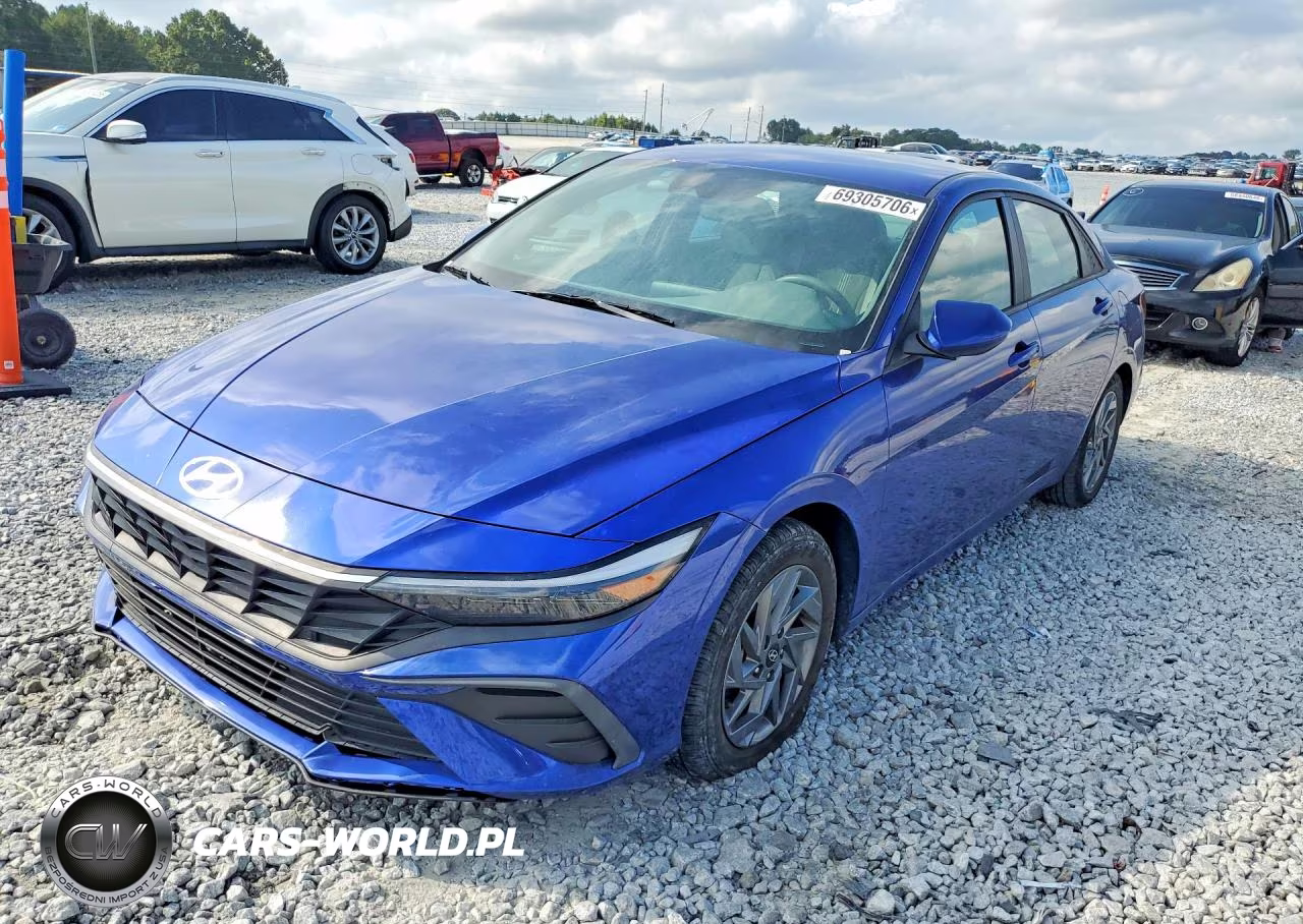 2024 Hyundai Elantra Sel VIN:KMHLM4DG8RU663947 - 1