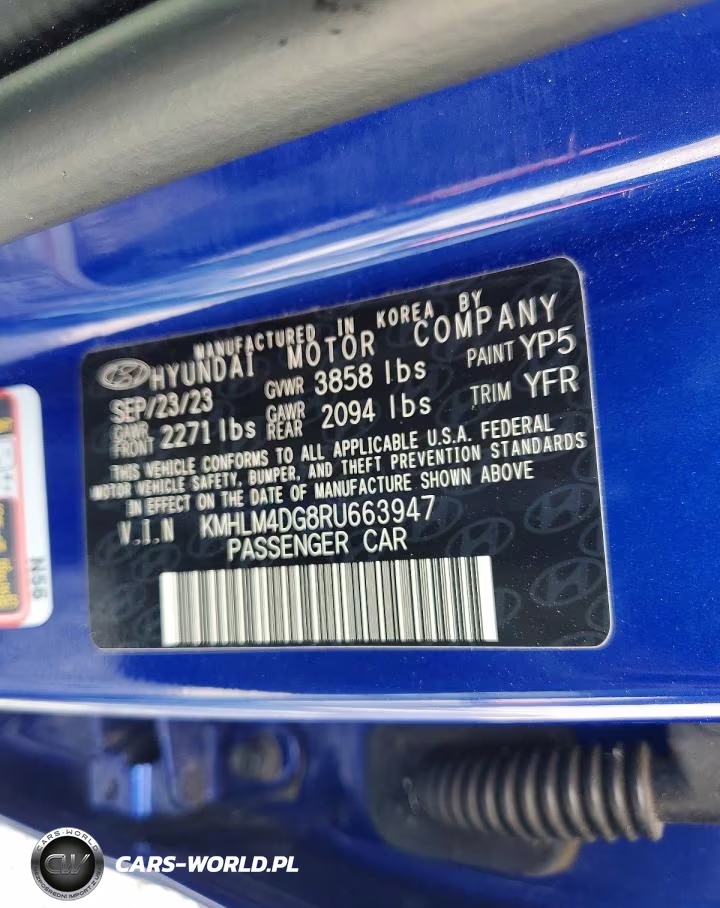 2024 Hyundai Elantra Sel VIN:KMHLM4DG8RU663947 - 12