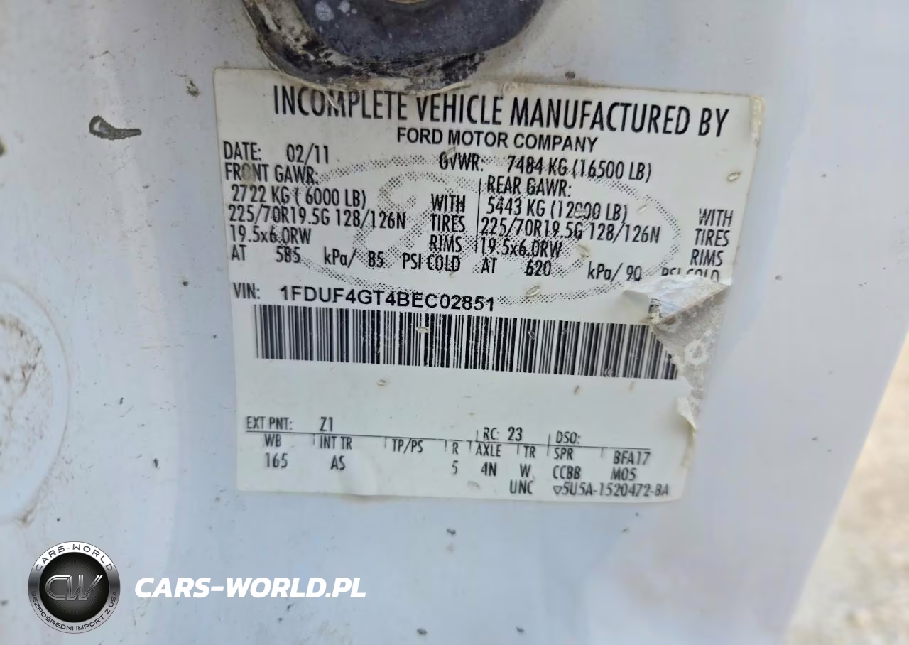2011 Ford F450 Super Duty VIN:1FDUF4GT4BEC02851 - 12