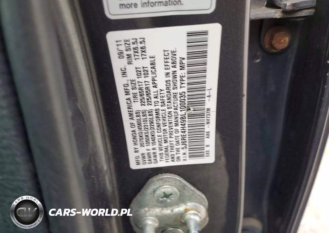 2011 Honda Cr-V Se VIN:5J6RE4H49BL100035 - 13