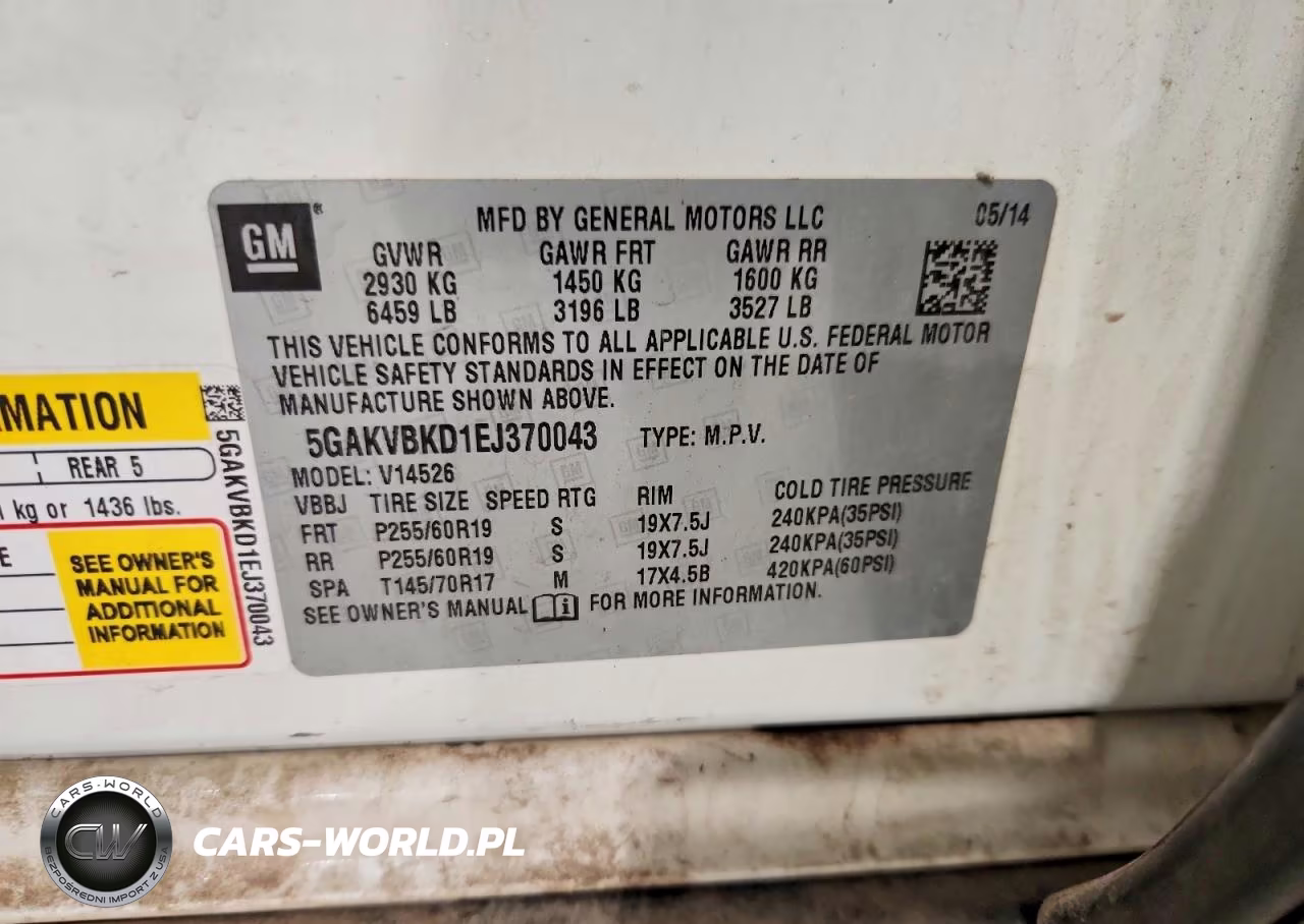 2014 Buick Enclave VIN:5GAKVBKD1EJ370043 - 13