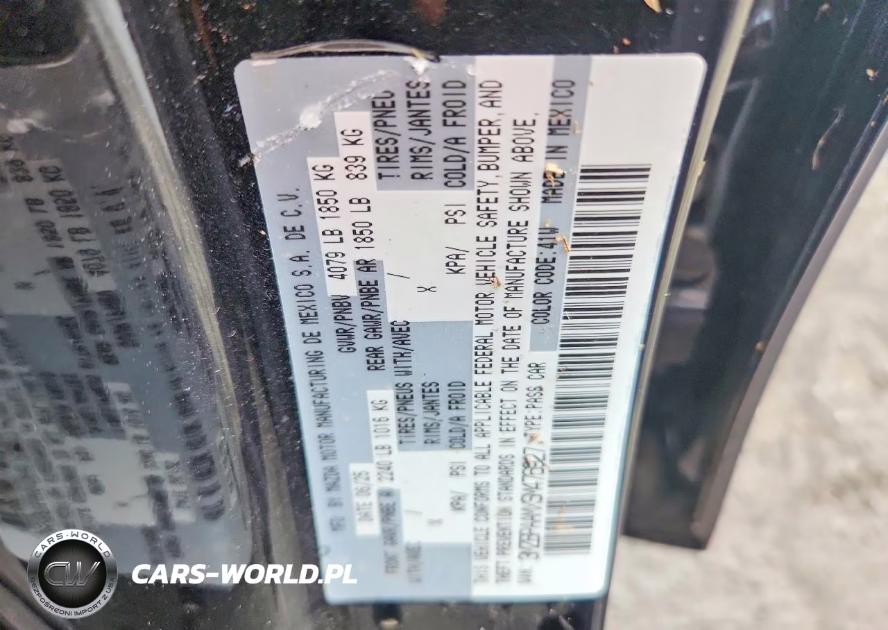2025 Mazda 3 VIN:3MZBPAAMXSM476927 - 12