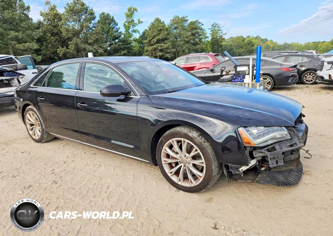 2014 Audi A8 VIN:WAURGAFDXEN002767 - 4