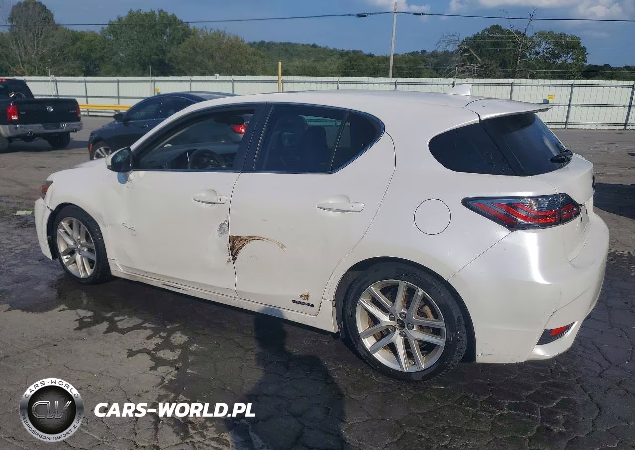2015 Lexus Ct 200 VIN:JTHKD5BH4F2250186 - 2