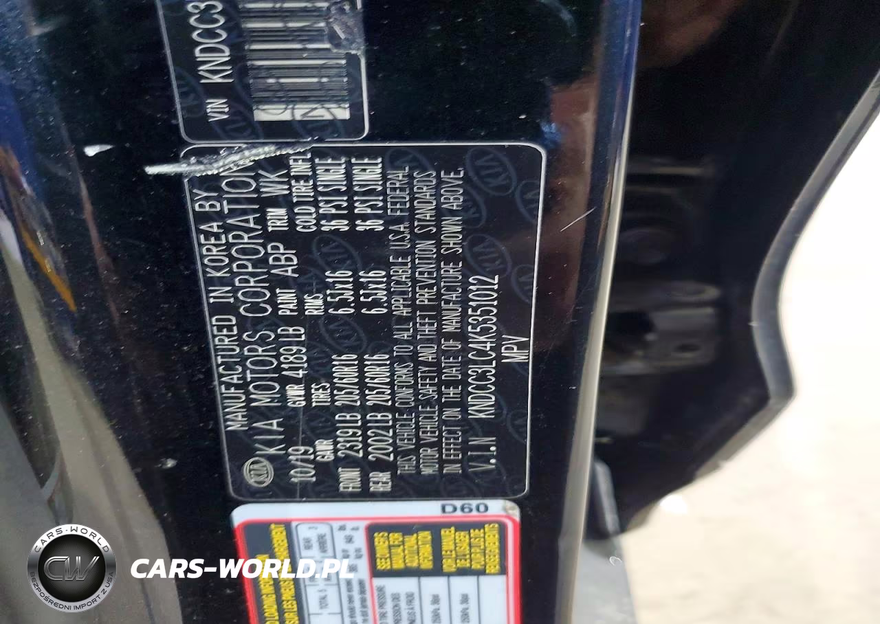 2019 Kia Niro Ex VIN:KNDCC3LC4K5351012 - 12