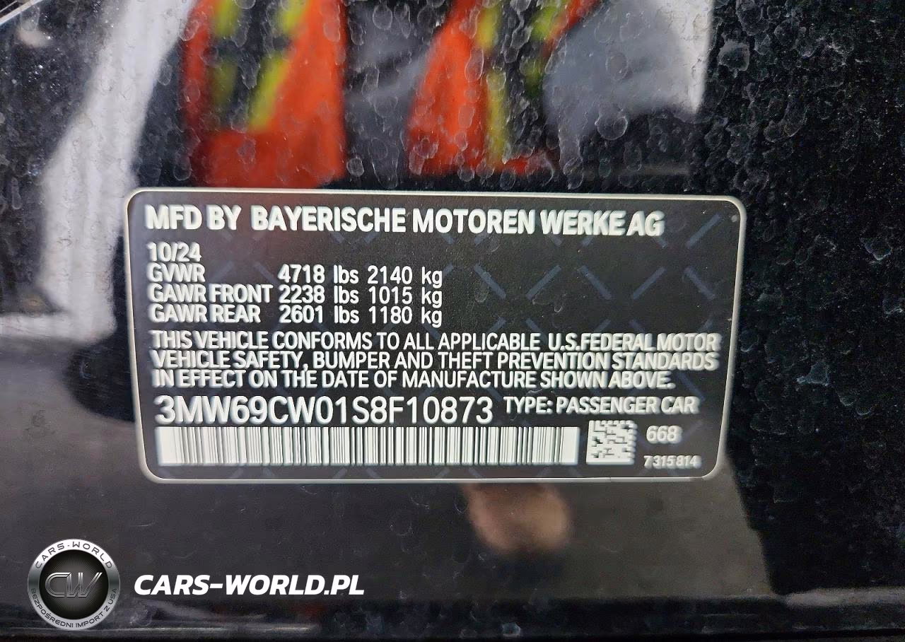 2025 BMW 330I VIN:3MW69CW01S8F10873 - 12