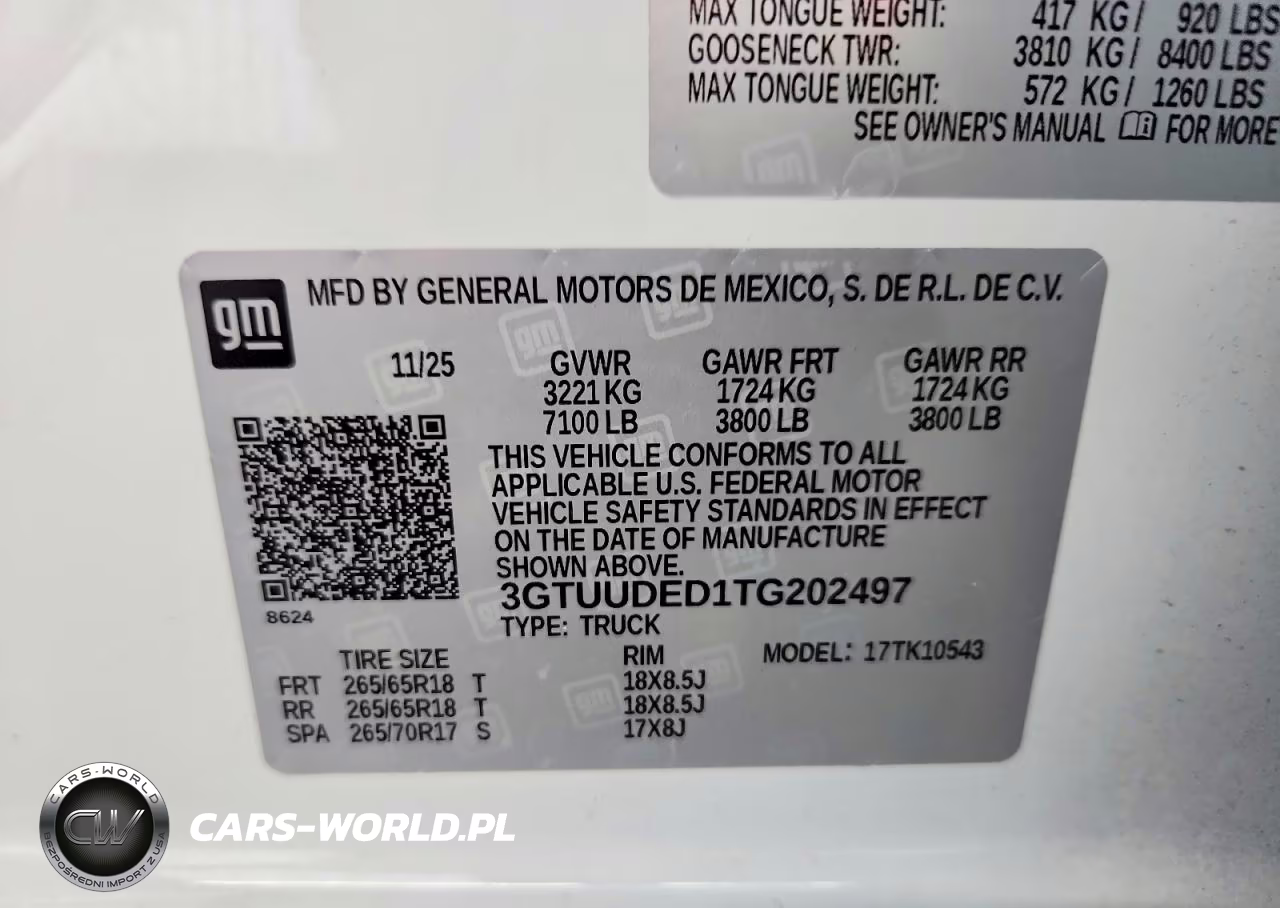 2026 GMC Sierra K1500 Slt VIN:3GTUUDED1TG202497 - 13
