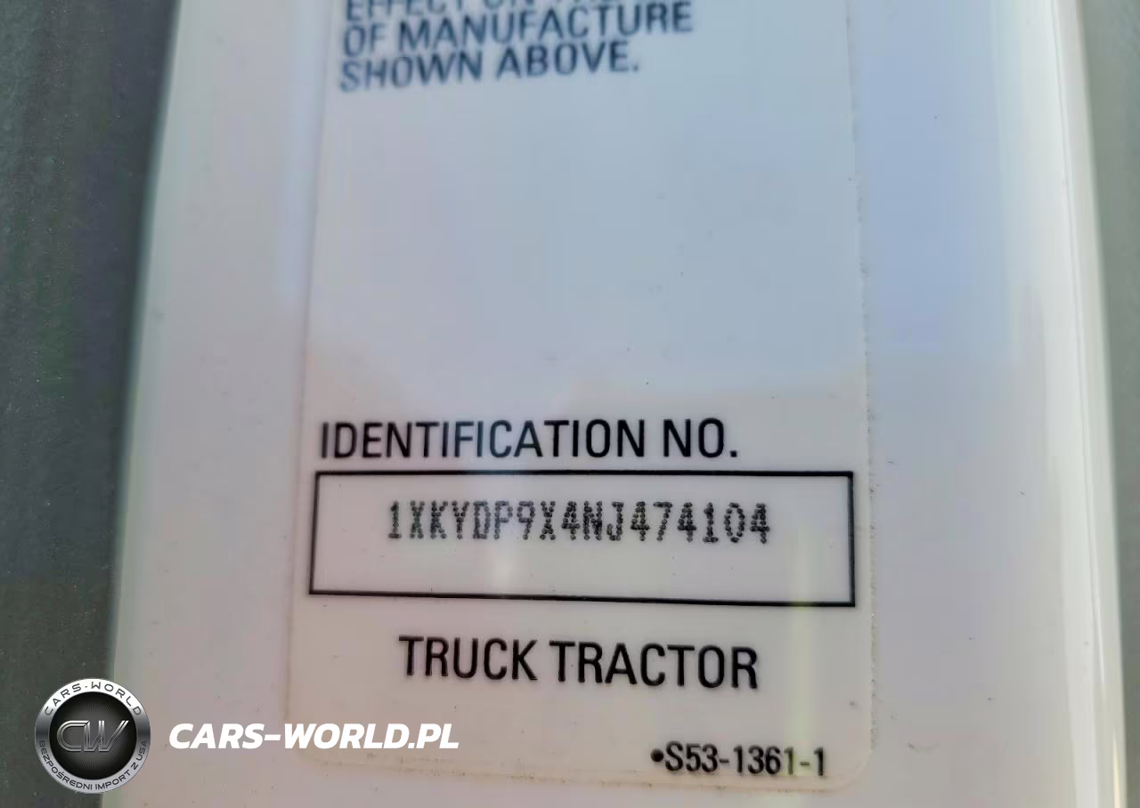 2022 Kenworth Construction T680 VIN:1XKYDP9X4NJ474104 - 12