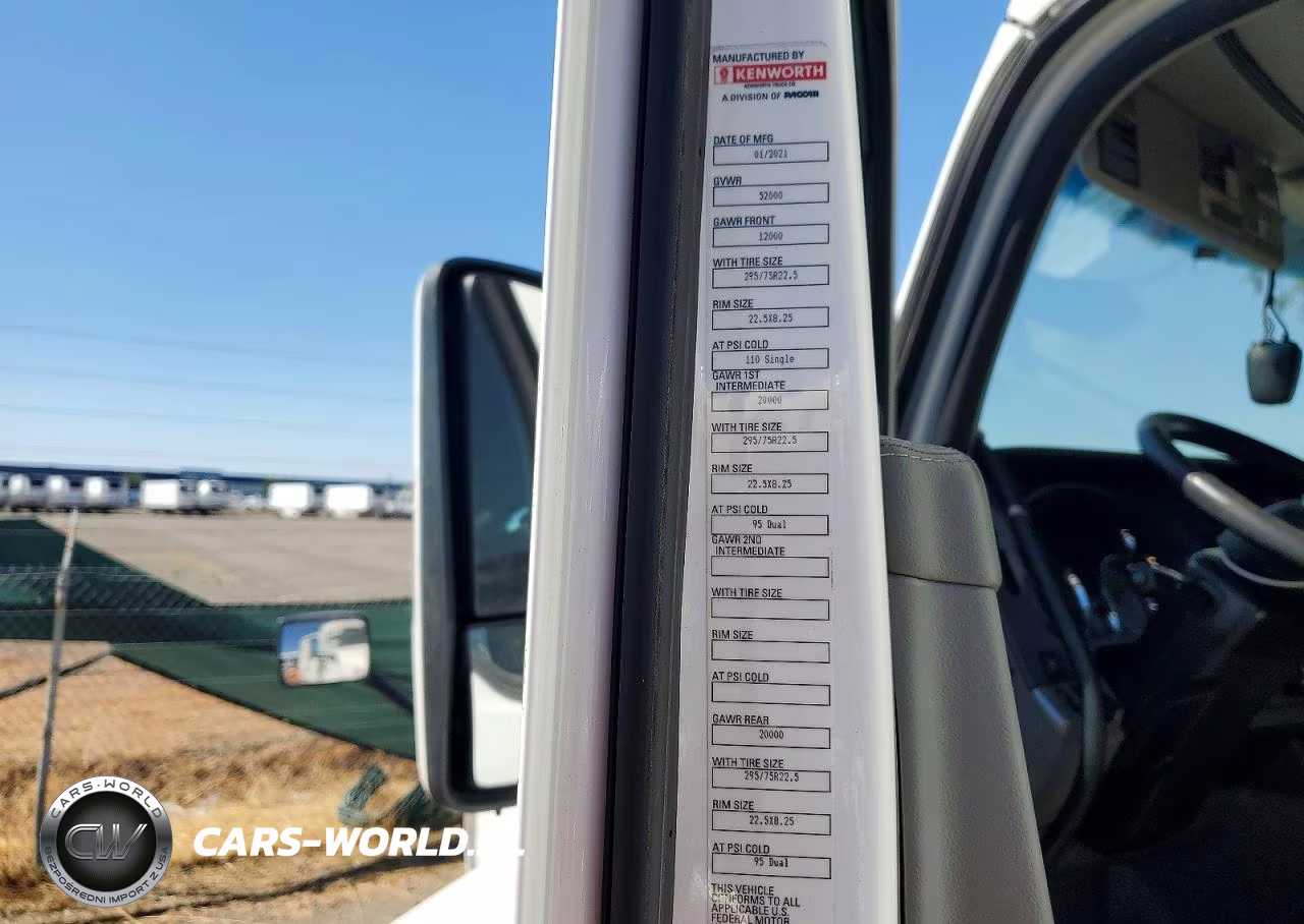 2022 Kenworth Construction T680 VIN:1XKYDP9X4NJ474104 - 13