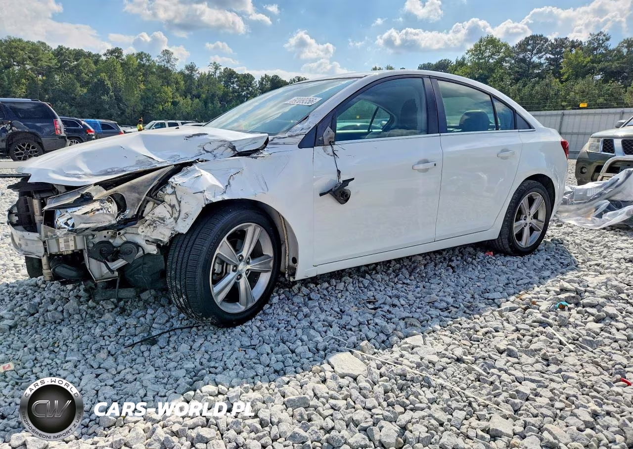 2013 Chevrolet Cruze Lt VIN:1G1PE5SB4D7104489 - 1