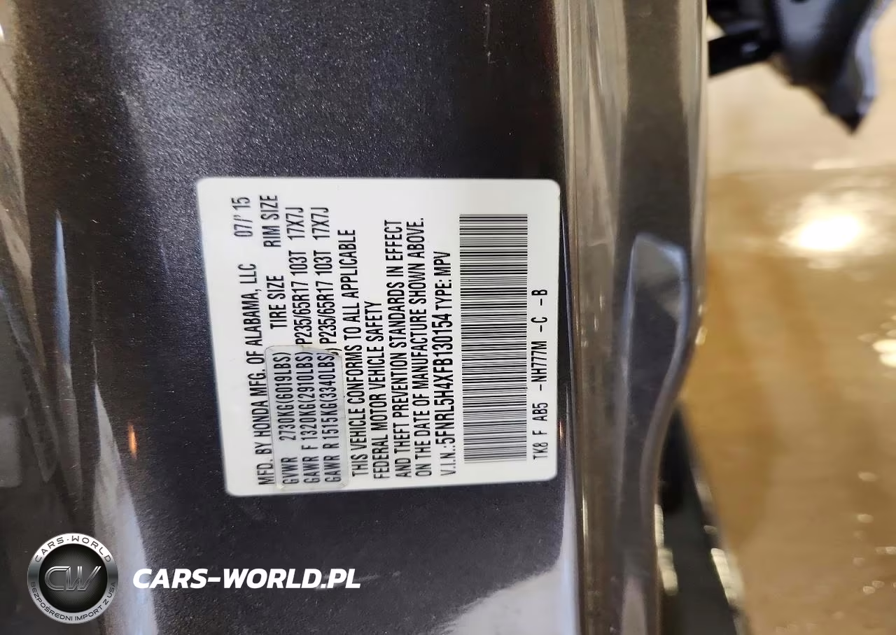 2015 Honda Odyssey Ex VIN:5FNRL5H4XFB130154 - 13
