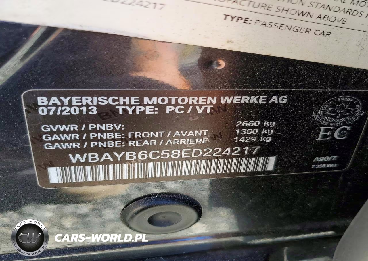 2014 BMW 750 Xi VIN:WBAYB6C58ED224217 - 13