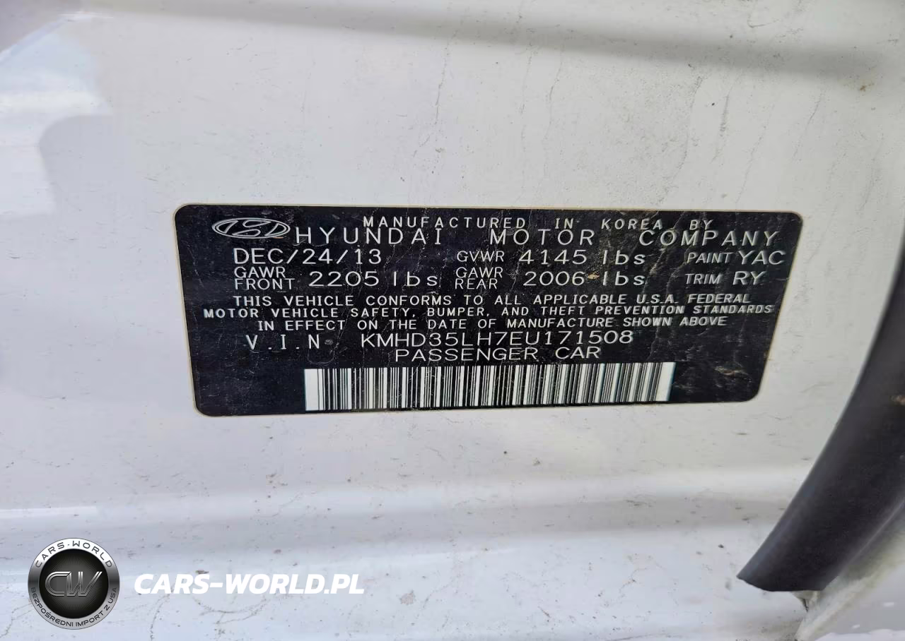 2014 Hyundai Elantra Gt VIN:KMHD35LH7EU171508 - 13