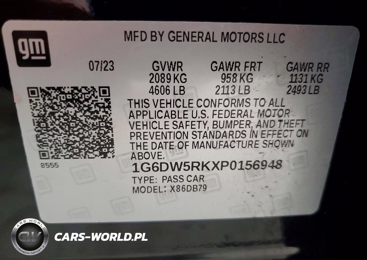 2023 Cadillac Ct5 Luxury VIN:1G6DW5RKXP0156948 - 12