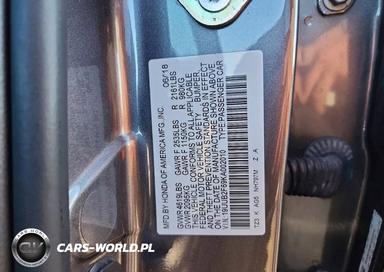 2019 Acura Tlx Technology VIN:19UUB2F69KA002010 - 12